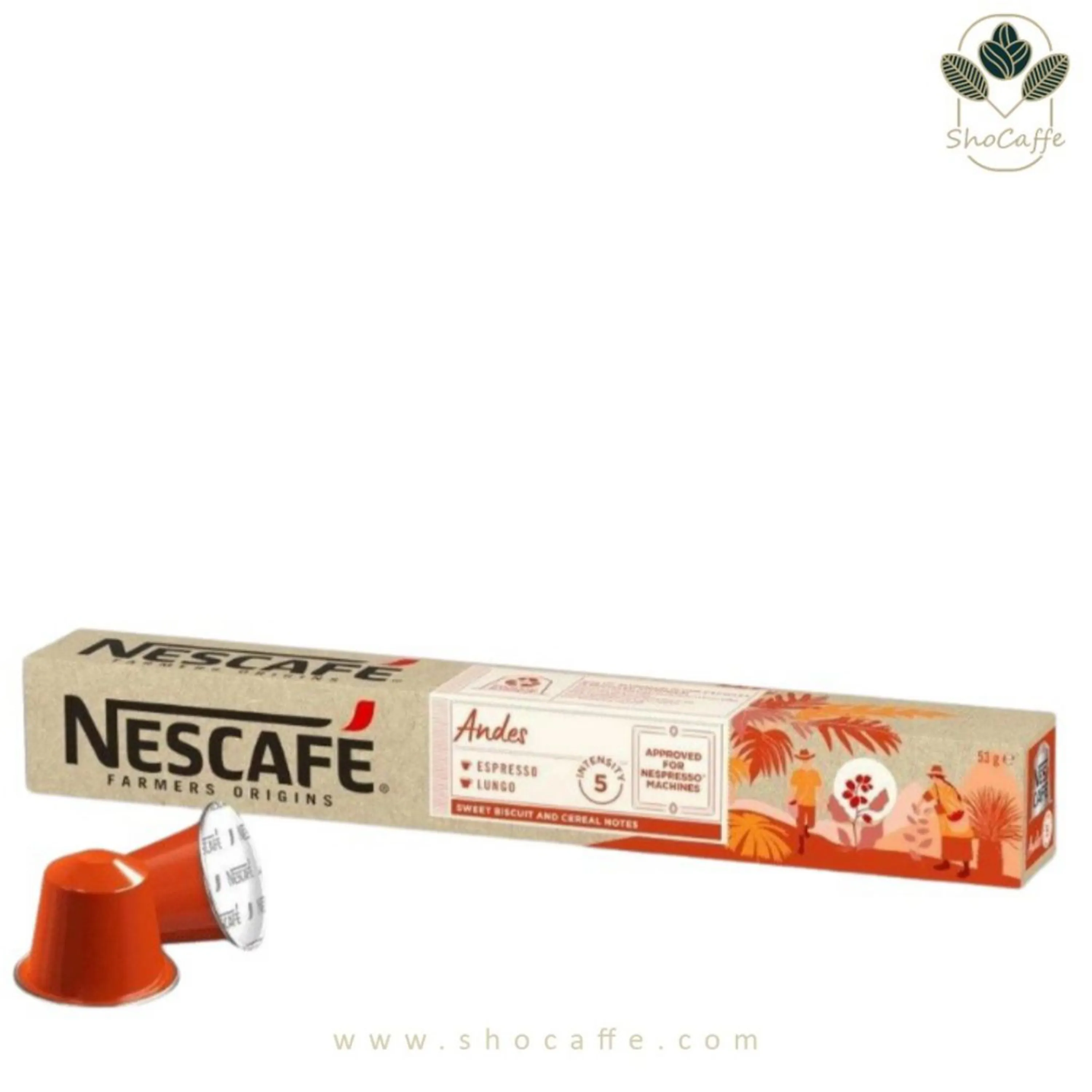 کپسول قهوه نسپرسو مدل نستله آندس Nescafe Nestle Andes
